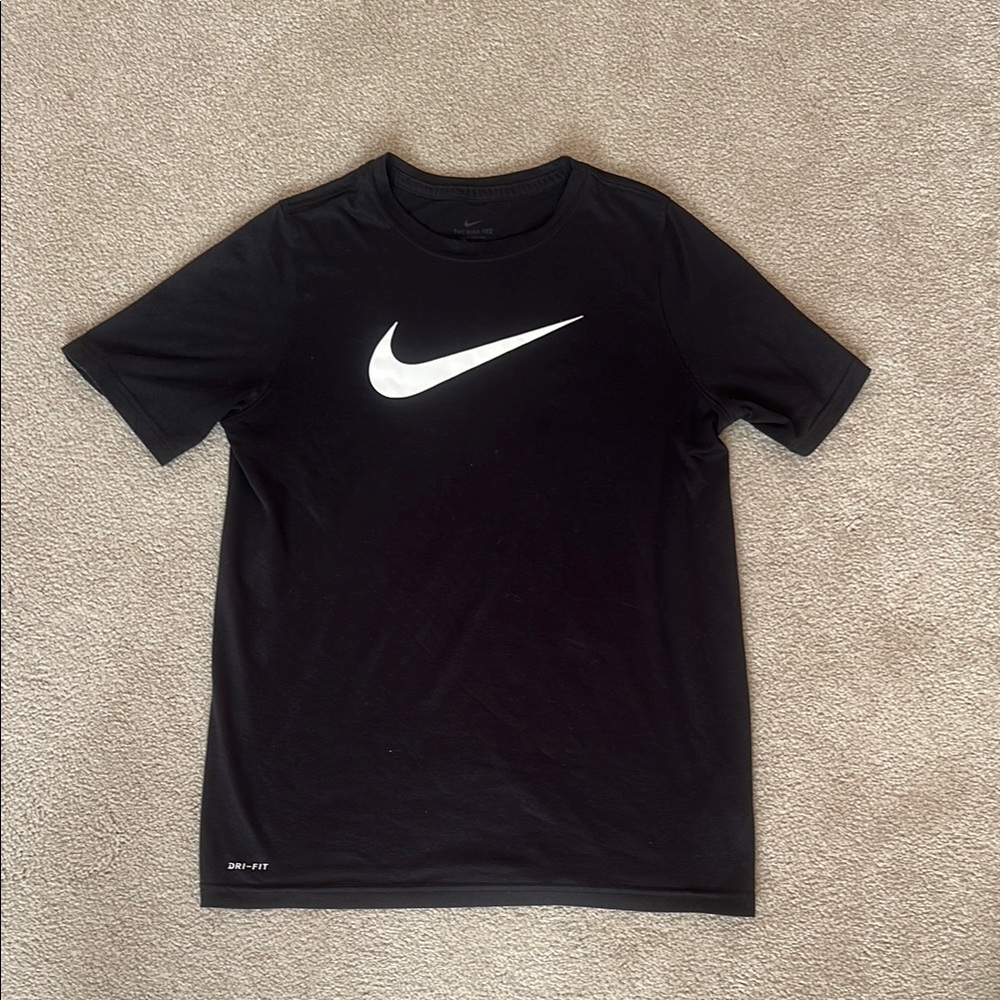 Boys Black Nike Tee